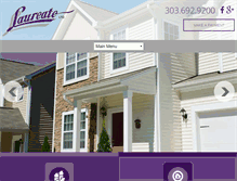 Tablet Screenshot of laureateltd.com